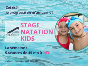 Aquapassion stages été enfants