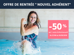 offre spéciale abonnements aquagym aquabike