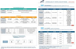 tarif-saison 2020 2021-Aquapassion